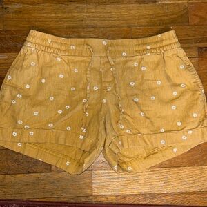 Yellow flower shorts